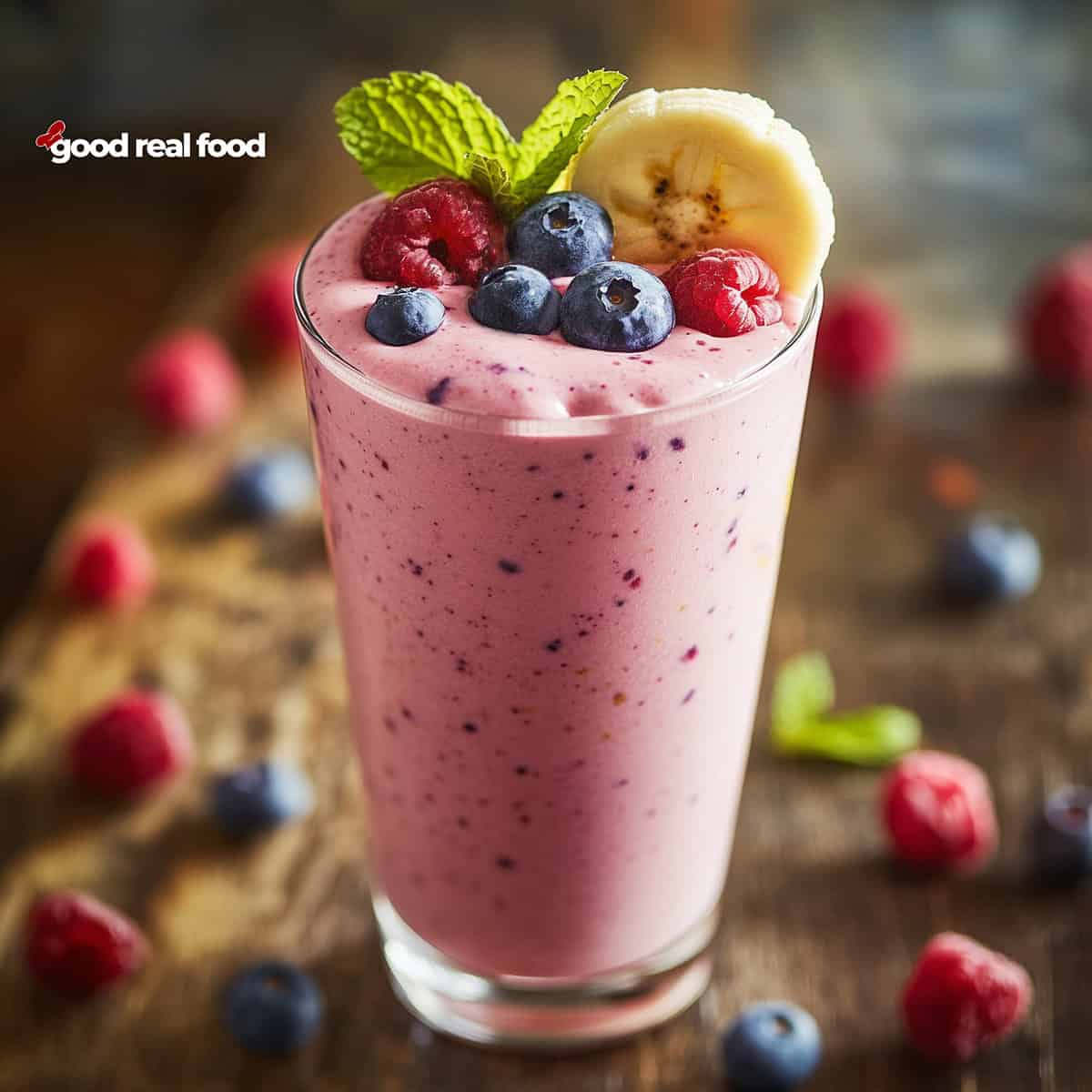 Naturally Sweet Banana Berry Smoothie: Your Daily Nutrient Fix